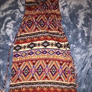 Long dress with strings you tie around your neck